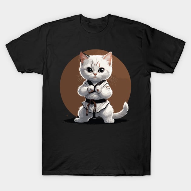 Karate sale cat shirt